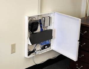 Wireless Router in Metal Networking Cabinet 